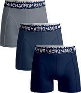 Muchachomalo-3-pack onderbroeken voor mannen-Elastisch Katoen-Boxershorts - Maat L
