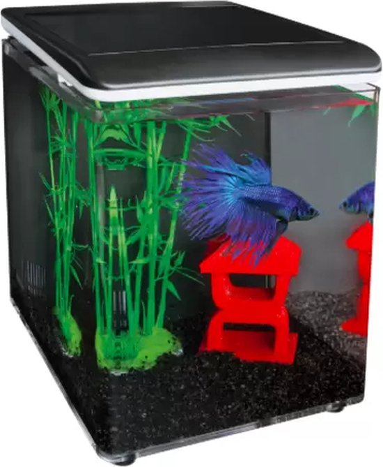 Superfish Home Aquarium - 20.5x20.5x25.7 cm - 8L - Zwart | bol.com