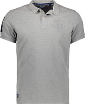 Superdry Poloshirt Vintage Superstate Polo M1110293a Grey Marl  Mannen Maat - M