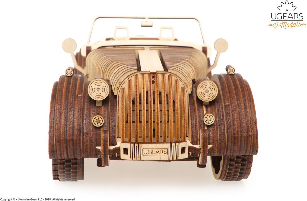 UGEARS Houten 3D Model - Roadster VM-01 — afbeelding 8