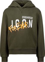 Dsquared2 Jongens Icon Hoodie Khaki maat 140