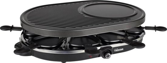 Tristar Gourmetset - RA-2996 - 1200W - Bakplaat 8 personen - Incl 8 pannetjes - PFAS-Vrij — afbeelding 2
