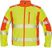 Cerva LATTON softsh. jacket high-vis 03010381 - Oranje/Geel - L