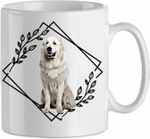 Mok pyrenees 5.5| Hond| Hondenliefhebber | Cadeau| Cadeau voor hem| cadeau voor haar | Beker 31 CL