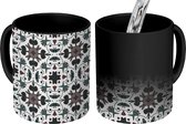 Magische Mok - Foto op Warmte Mokken - Koffiemok - Abstract - Patronen - Ornament - Magic Mok - Beker - 350 ML - Theemok