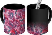 Magische Mok - Foto op Warmte Mokken - Verf - Marmer print - Abstract - Patronen - Magic Mok - Beker - 350 ML - Uitdeelcadeautjes