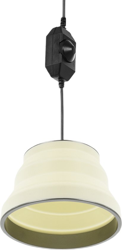 ProPlus Hanglamp LED Opvouwbaar Silicone Wit - Ø 15 cm