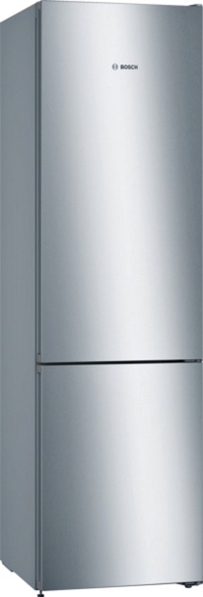 Bosch KGN39VLEB koelvriescombinatie RVS 60cm NoFrost VitaFresh lade LED verlichting EasyAccess plateaus