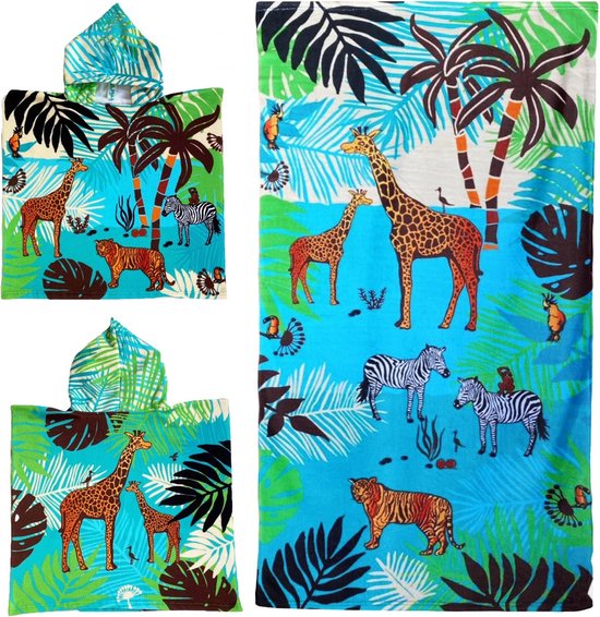 PONCHO KIND. Ontwerp een prachtige kinderponcho handdoek