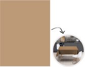 Tafelkleed - Tafellaken - 130x170 cm - Bruin - Effen print - Binnen en Buiten