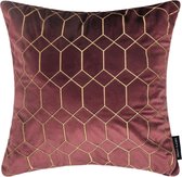 Lucy's Living Luxe sierkussenhoes Velvet CRYSTAL Pink - 45 x 45 cm - velvet - wonen - interieur - woonaccessoires