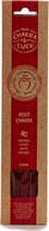 wierookstokjes Root 30,5 cm hout/hars rood 41-delig