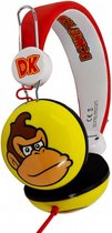 koptelefoon Donkey Kong rood/wit/geel junior