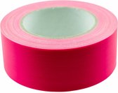 ducttape 50 mm x 25 m 70 mesh/polyetheen roze