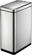 afvalbak Phantom Sensor 45 liter RVS matzilver