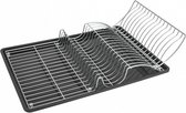 afdruiprek Wingtex 51 x 31 cm antraciet/zilver 2-delig