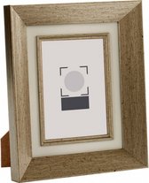 fotolijst 13 x 18 cm hout/glas goud