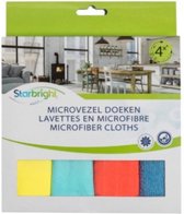 microvezeldoeken 35 x 35 cm microfiber 4 stuks