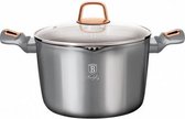 kookpan Moonlight 6 liter 24 cm titaan zilver