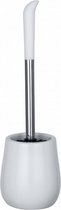 toiletborstel Sydney 13 x 40 cm keramiek wit 2-delig