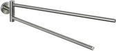 handdoekrek RVS 43 x 9 cm RVS zilver