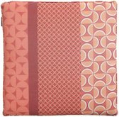 zitkussen paspel Pasa 50 x 50 cm katoen rood