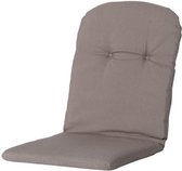 tuinkussen kuip 96 x 45 cm katoen/polyester taupe