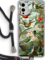 Case Company® - OnePlus 9 hoesje met Koord - Haeckel Trochilidae - Telefoonhoesje met Zwart Koord - Bescherming aan alle Kanten en Over de Schermrand