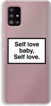 Case Company® - Samsung Galaxy A51 5G hoesje - Self love - Soft Cover Telefoonhoesje - Bescherming aan alle Kanten en Schermrand