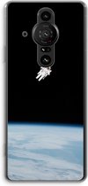 Case Company® - Sony Xperia Pro-I hoesje - Alone in Space - Soft Cover Telefoonhoesje - Bescherming aan alle Kanten en Schermrand