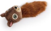 All For Paws Dig It-Tree Friend Squirrel - Hondenspeelgoed - 23x9.5x6.5 cm Bruin