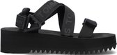 Tommy Jeans Flatform Eva Tommy Jeans Sandalen - Dames - Zwart - Maat 37