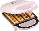 wafelstick-ijzer Sweet Dreams 460W 22 cm roze