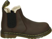 Dr. Martens 2976 LEONORE J DARK BROWN - Kinderen Half-hoog - Kleur: Bruin - Maat: 30