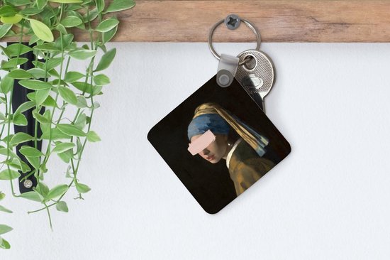 Porte-clés - Boucle d'oreille fille à la perle - Vermeer - Art - Plastique