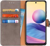 Xiaomi Redmi Note 10 5G/Poco M3 Pro Hoesje Portemonnee Book Case Grijs