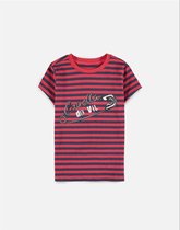 Disney Cruella Kinder Tshirt -Kids 110- Striped Rood/Zwart