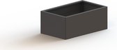 MySteel Gepoedercoat staal plantenbak Texas 600x1000  - Kleur: RAL7016 (antraciet grijs) - Hoogte: 800mm
