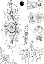 Stempel - Creative Expressions - Pink ink - Clear stamp - Baubles