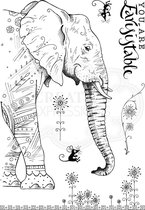 Stempel - Creative Expressions - Pink Ink Designs - Clear stamp - Elephantastic