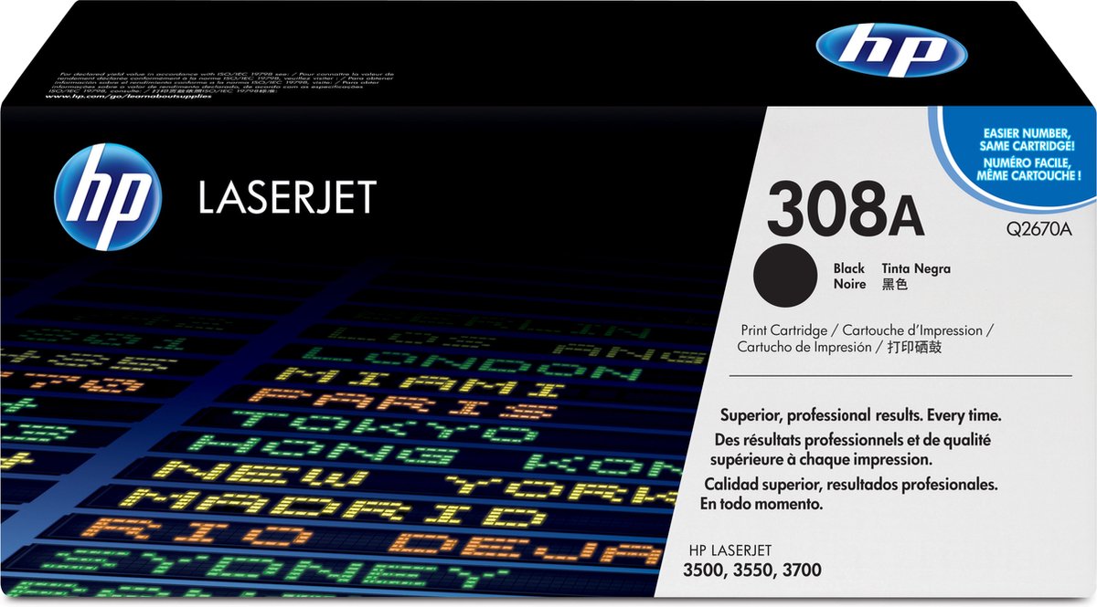 HP 308A - Tonercartridge / Zwart
