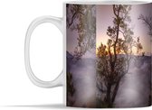 Mok - Paarse lucht boven het landschap van het Nationaal park Bromo Tengger Semeru - 350 ml - Beker
