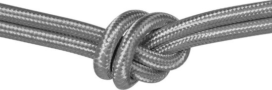 Textilkabel, Stoffkabel, Textilleitung, rund, grün 2x0,75mm² H03VV-F
