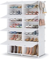 Schoenenrek, Shoe Rack | premium kwaliteit stapelbare schoenenopberger, schoenenkast, opberger voor de kledingkast, hal, slaapkamer, ingang