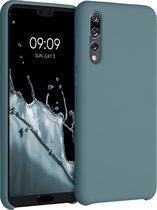 kwmobile telefoonhoesje geschikt voor Huawei P20 Pro - Hoesje met siliconen coating - Smartphone case in Arctische nacht