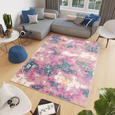 Tapiso Cosmo Vloerkleed Roze Woonkamer Modern Slaapkamer Tapijt Maat- 200x300