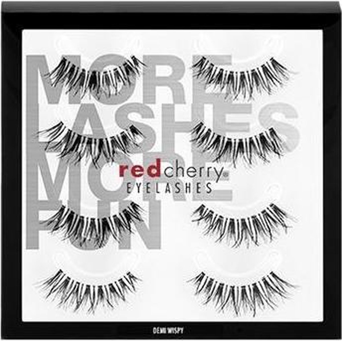 Red Cherry Eyelashes - Demi Wispy Multipack