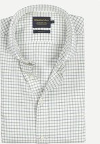 Steppin' Out Herfst/Winter 2021  Brushed Cotton Cutaway Shirt Mannen - Regular Fit - Katoen - Groen (XL)