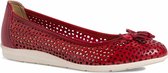 Marco Tozzi Dames Ballerina 2-2-22500-26 505 rood F-breedte Maat: 36 EU