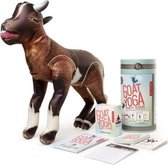 kaartspel Goat Yoga pvc/papier bruin 3-delig